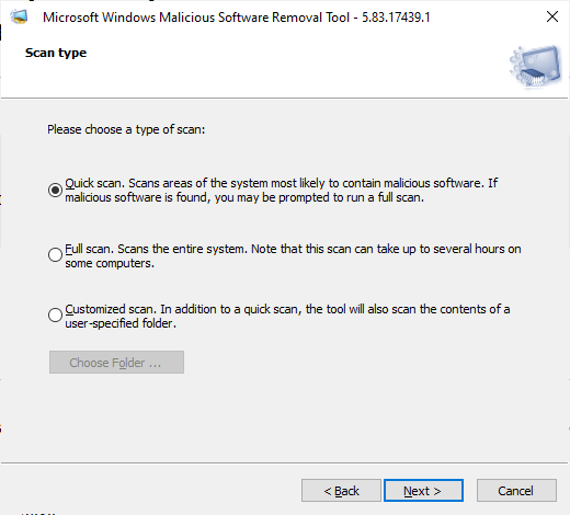 microsoft windows malicious software removal tool high disk usage