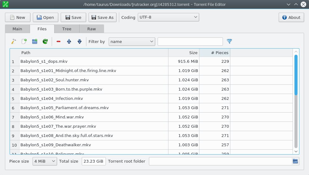 Torrent File Editor 0.3.18 instal the last version for mac