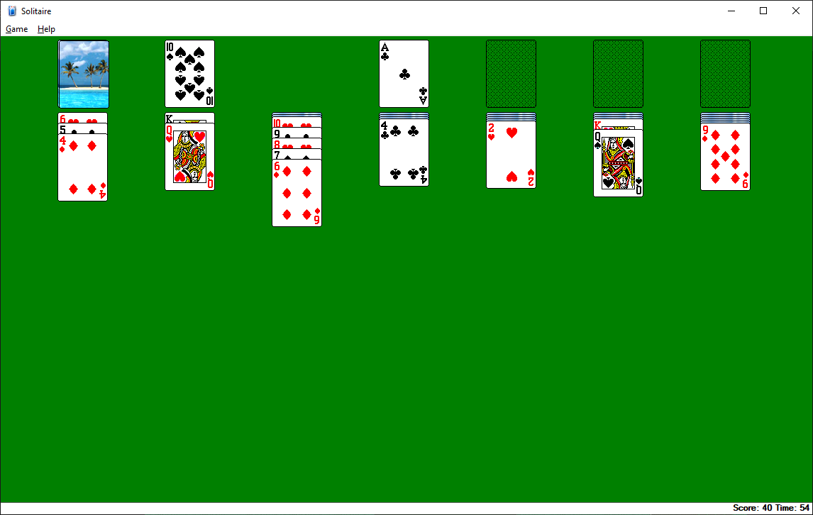 spider solitaire xp for windows 10